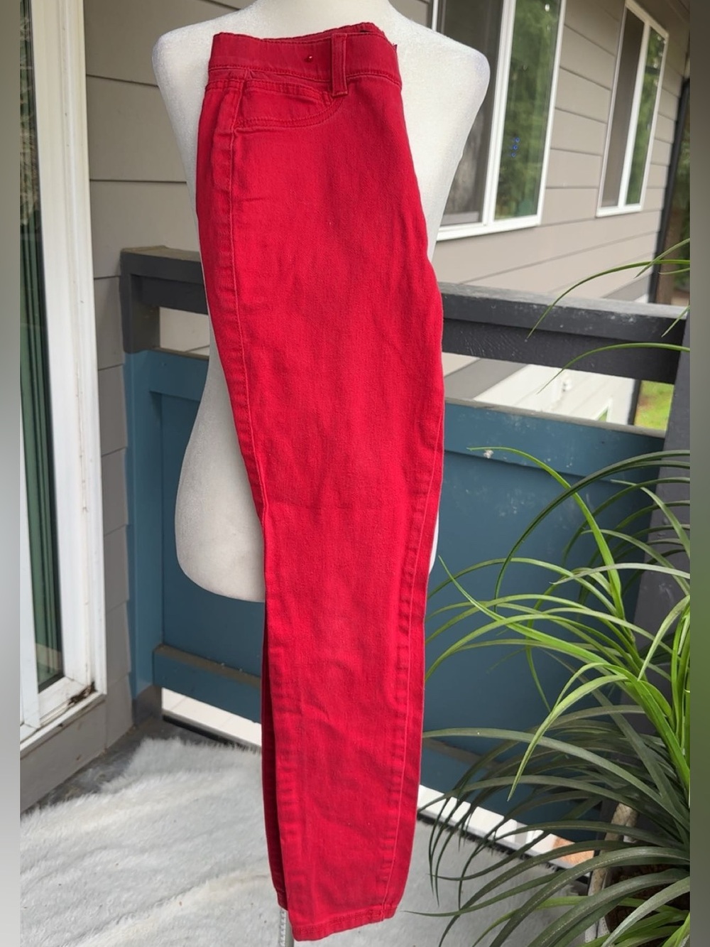 Denim pants red/burgundy Women's Slim Jeans